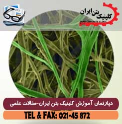 بتن مسلح با الیاف سلولز چوب