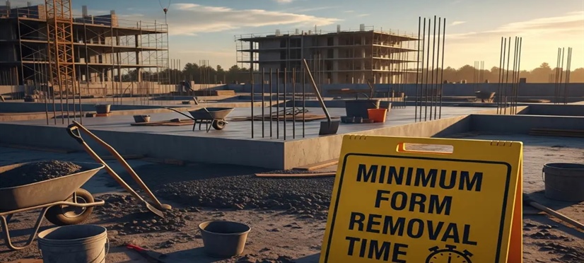 حداقل زمان مجاز باز کردن قالب ها