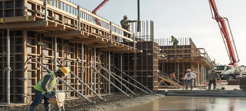 تلرانس قالب‌بندی و بتن‌ریزی سازه‌های بتنی