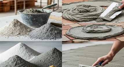 مقدار سیمان مصرفی در انواع ملات و سیمانکاری