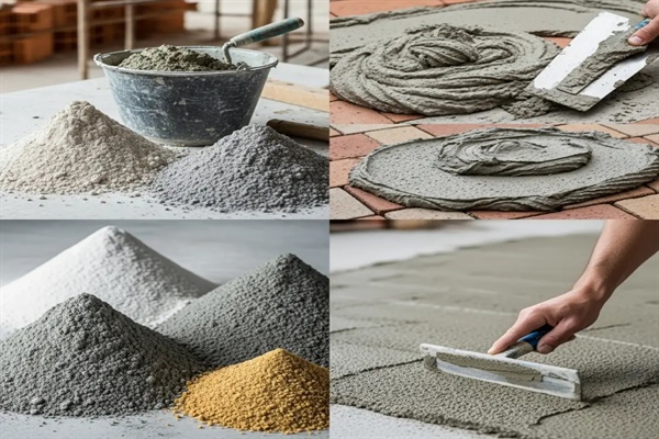 مقدار سیمان مصرفی در انواع ملات و سیمانکاری