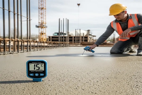 حداقل دمای بتن‌ریزی و دمای مناسب اجرا — استانداردها و توصیه‌ها