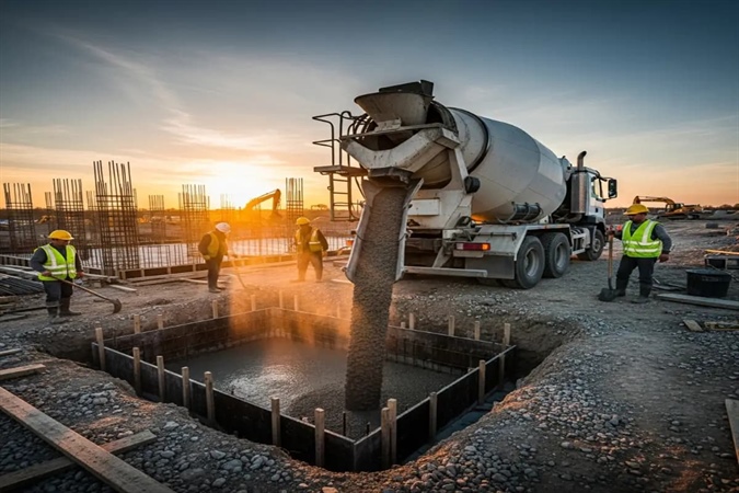 حداکثر زمان مجاز حمل بتن