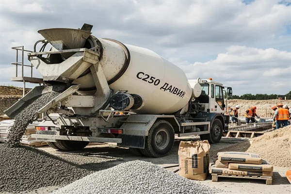 طرح اختلاط بتن ۲۵۰ دستورالعمل، محاسبات و نکات اجرایی