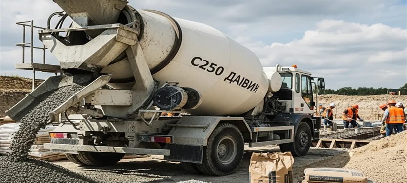 طرح اختلاط بتن ۲۵۰ دستورالعمل، محاسبات و نکات اجرایی