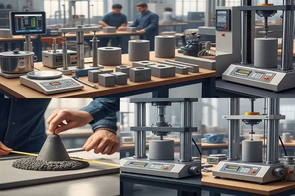 چگونگی آزمایش بتن