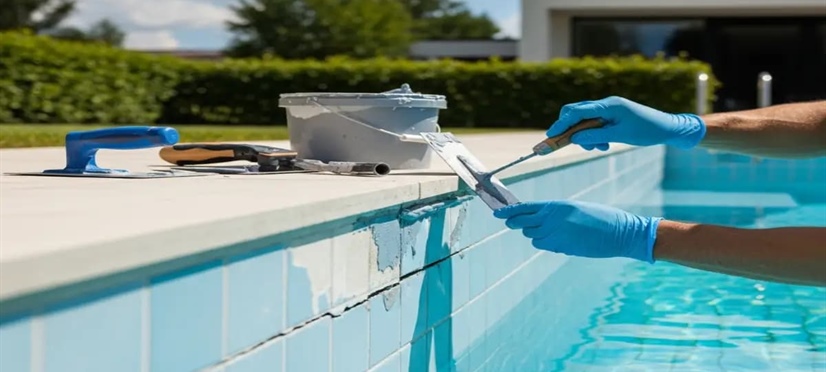 روش ترمیم ترک استخر و آب بندی استخر