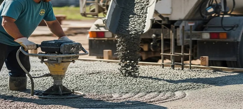 حداقل و حداکثر زمان ویبره و لرزاندن بتن