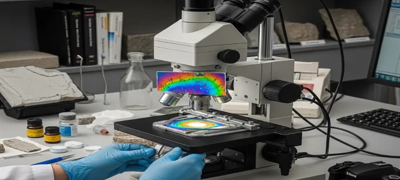 آزمایش پتروگرافی بتن تشخیص ریزساختار، علت‌یابی خرابی و ارزیابی دوام