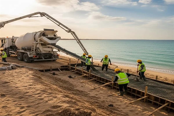 نکات بتن ریزی در سواحل خلیج فارس و دریای عمان