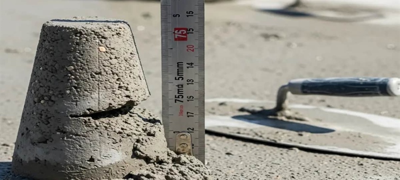 رابطه اسلامپ و مقاومت بتن