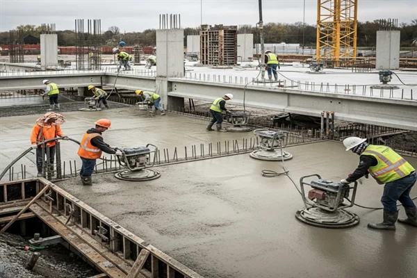 روش صحیح تراکم و ویبره بتن سقف، تیر، ستون و فونداسیون