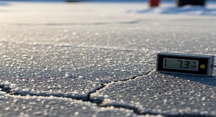 تعیین عمق یخ زدگی بتن