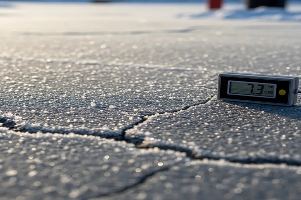 تعیین عمق یخ زدگی بتن