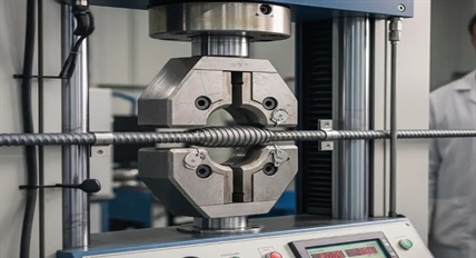 تست و آزمایش کشش آرماتور کاشته شده در بتن