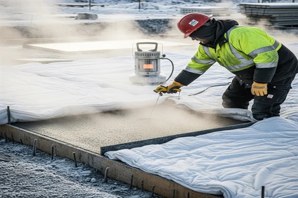 کیورینگ بتن در هوای سرد