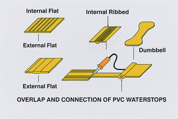 نحوه اتصال واتراستاپ‌های PVC