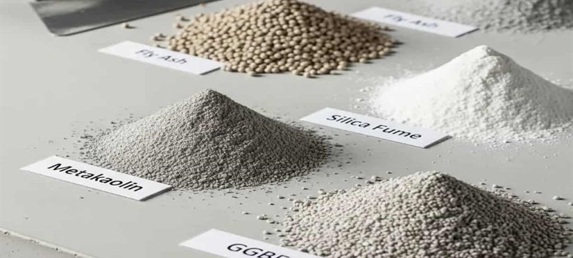 پورزولان های مصرفی در بتن