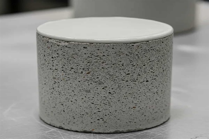 روش کلاهک گذاری نمونه استوانه ای بتن