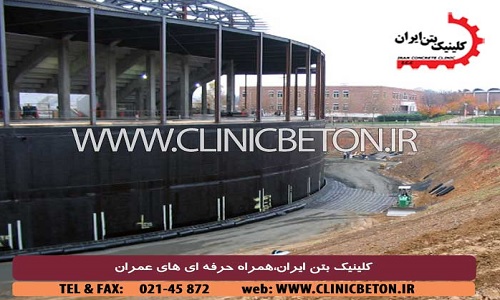 نحوه اجرای وال پست در اسکلت بتنی